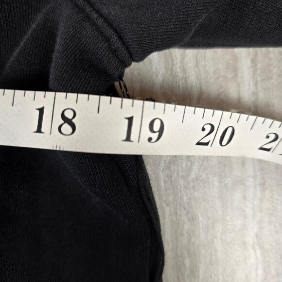 NWT ZYIA ACTIVE Women's Cropped 847 Black Mesh Cowl Neck Sweatshirt Size - Picture 6 of 12